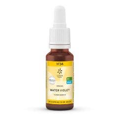 No. 34 Elixir Original Organic Bach Flower Remedies from England Water Violet 20ml Lemon Pharma