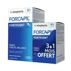 Hair & Nails Fortifier 180+60 capsules 180 + 60 gélules Forcapil Arkopharma