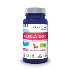 Acerola 1200 Bio 30 comprimés Energie et immunité Granions