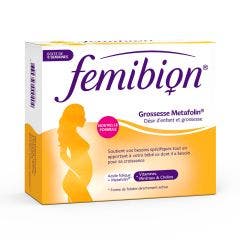 Pregnancy Metafolin - 60 Capsules 56 comprimés Désir d'enfant et grossesse Femibion