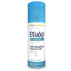 Anti Perspirant Feet Spray Deodorant 100ml Déodorant Peaux Sensibles Etiaxil