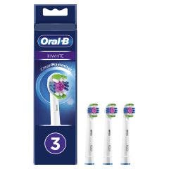 Oral B 3d White Brush Heads Advanced Cleaning And Whitening X 3 x3 3D White Oral-B