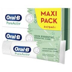 PureActiv Essentiel Care Toothpaste 2x75ml Oral-B
