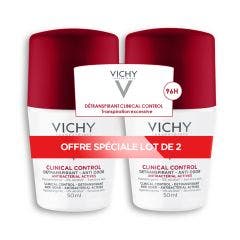Détranspirant anti-odeur 96h 2x50ml Déodorant Vichy