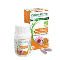 Organic Pollen-Echinacea 30 capsules Naturactive