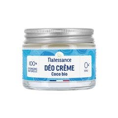 Organic coconut cream deodorant 50g Natessance