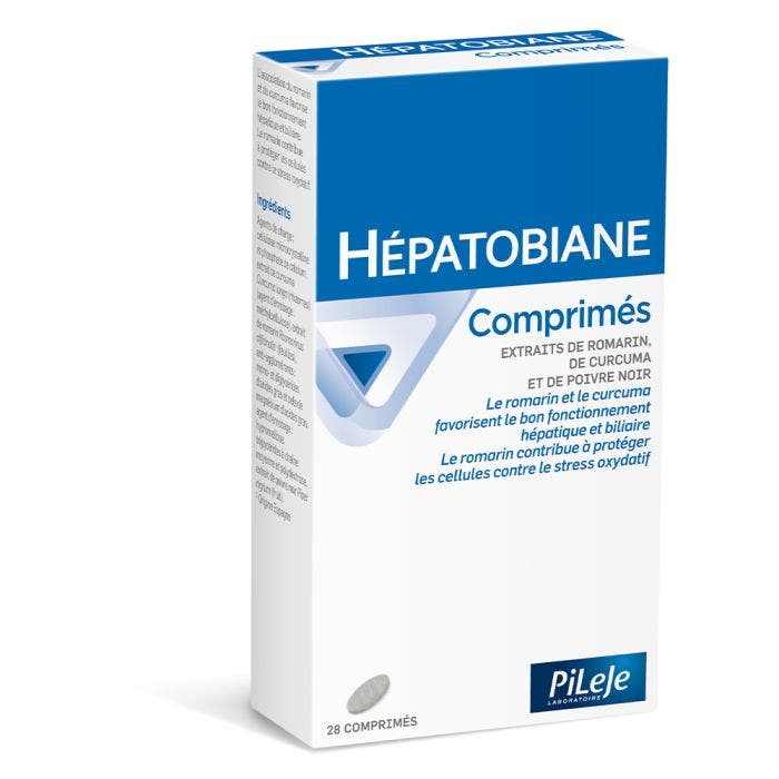 Hepatobiane 28 Tablets Liver 28 comprimés Hepatobiane Pileje