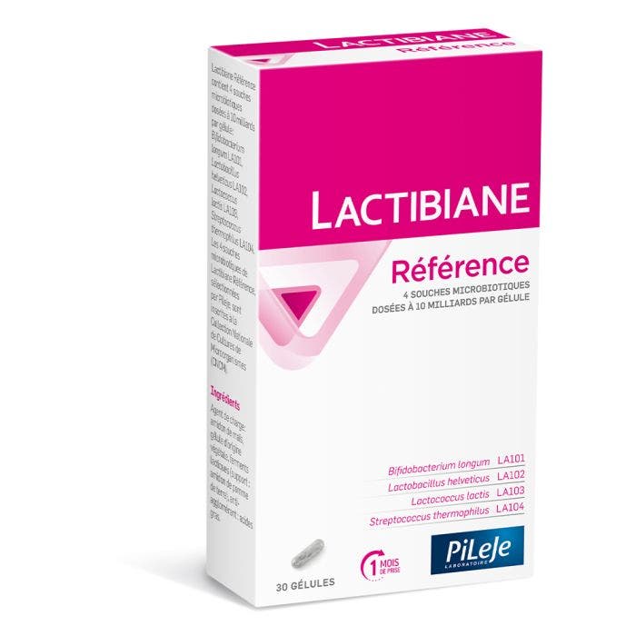 Lactibiane Reference 30 Capsules 30 Gelules Lactibiane Microbiotiques Pileje