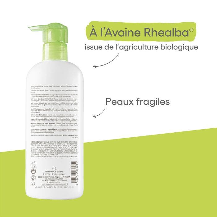 Moisturising Body Lotion Delicate And Sensitive Skins A Les Indispensables 400ml- - Easypara