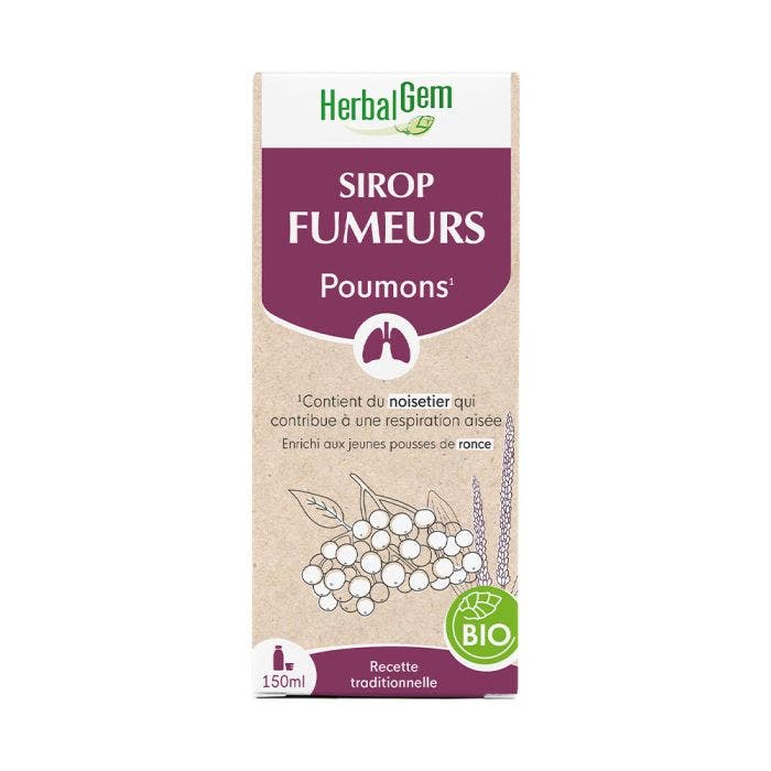 Organic Smokers Lung Syrup 150ml Herbalgem