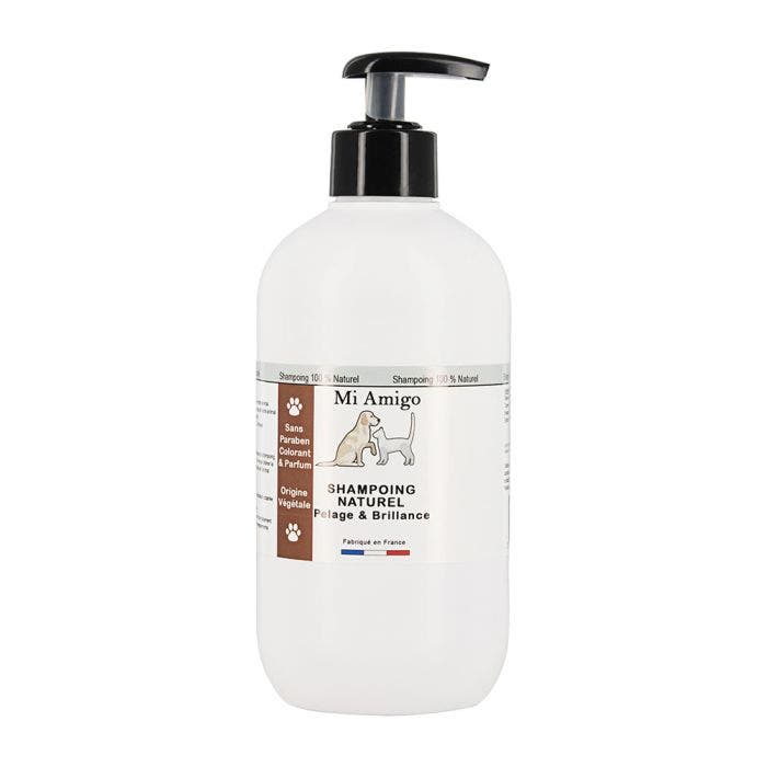 Natural Shampoo 500mlCoat & Shine for Dogs and Cats Mi Amigo Easypara