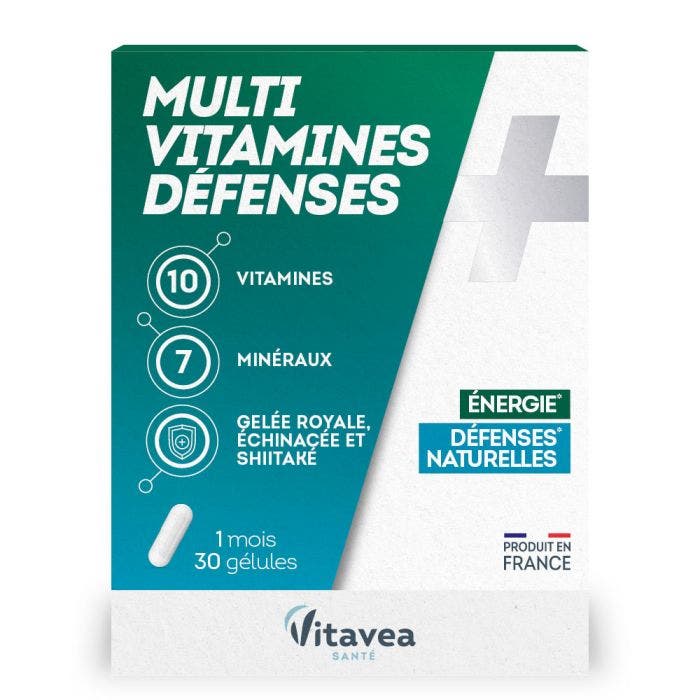 Multivitamin Natural Defence 30 capsules Vitavea Santé
