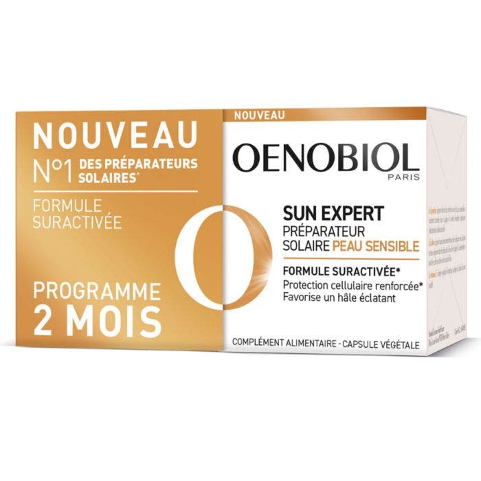 Sun Preparer 2x30 Capsules Sun Expert Sensitive skin Oenobiol