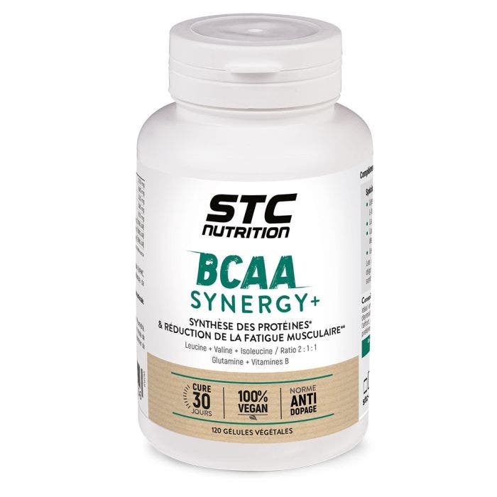 Bcaa Synergy+ 120 capsules Stc Nutrition