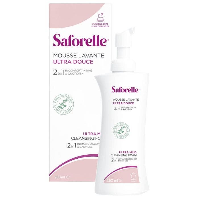 Ultra Mild Cleansing Foam 250ml Saforelle