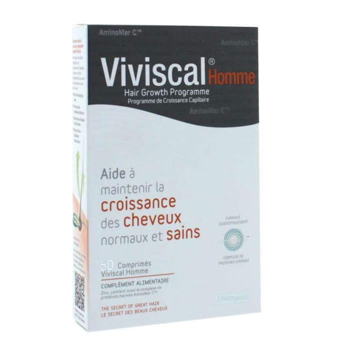 Men Hair Growth Programme X 60 Tablets - Viviscal - Easypara Men Hair Growth Programme X 60 Tablets - Viviscal - Easypara