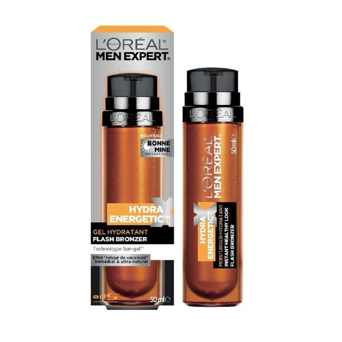 Men Expert Hydra Energetic X Flash Bronzer Moisturising Gel 50ml L