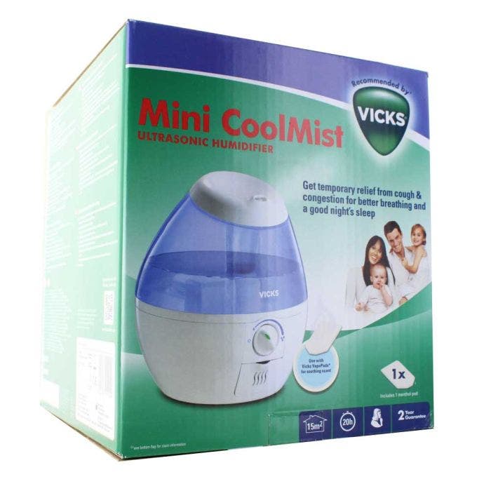Mini Cool Mist Ultrasonic Humidifier Vicks Easypara