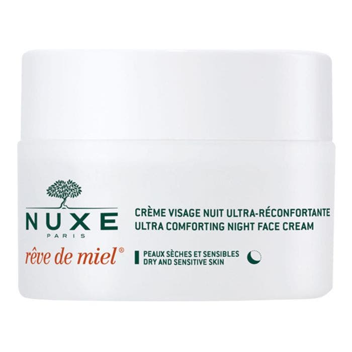 Face Ultra Comforting Night Cream Reve De Miel 50ml- Nuxe - Easypara