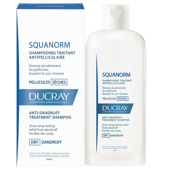 Squanorm Anti Dandruff Treatment Shampoo Dry Dandruff Ducray 200ml Squanorm Ducray