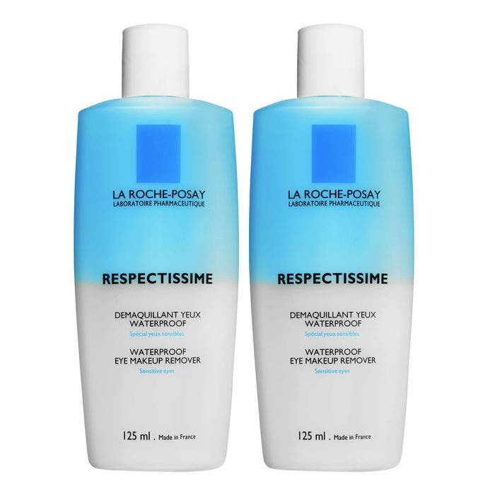 Waterproof Eye Makeup Remover Respectissime 2x125 ml La RochePosay