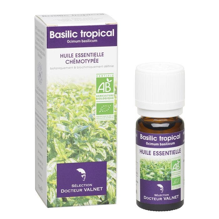 ORGANIC TROPICAL BASIL ESSENTIAL OIL 10ml Dr. Easypara