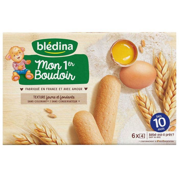 Mon 1er Boudoir From 10 Months 6 Sachets X 4 Boudoir Biscuits Bledina Easypara