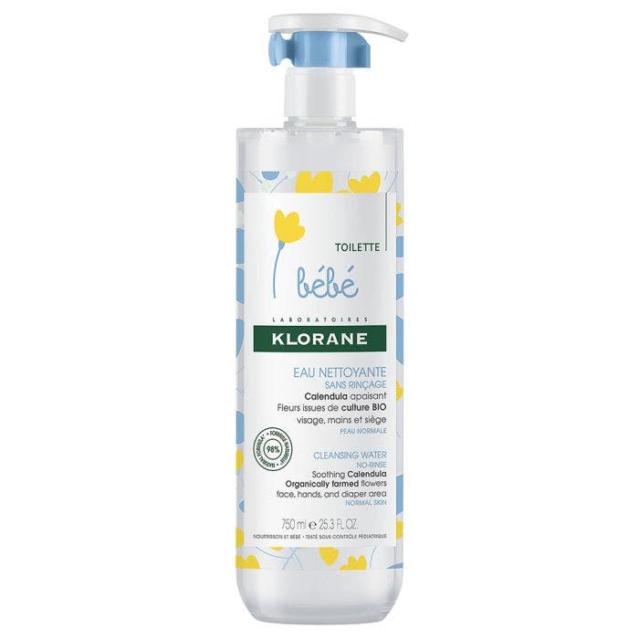 No Rinse Cleansing Water 750ml Bébé Klorane