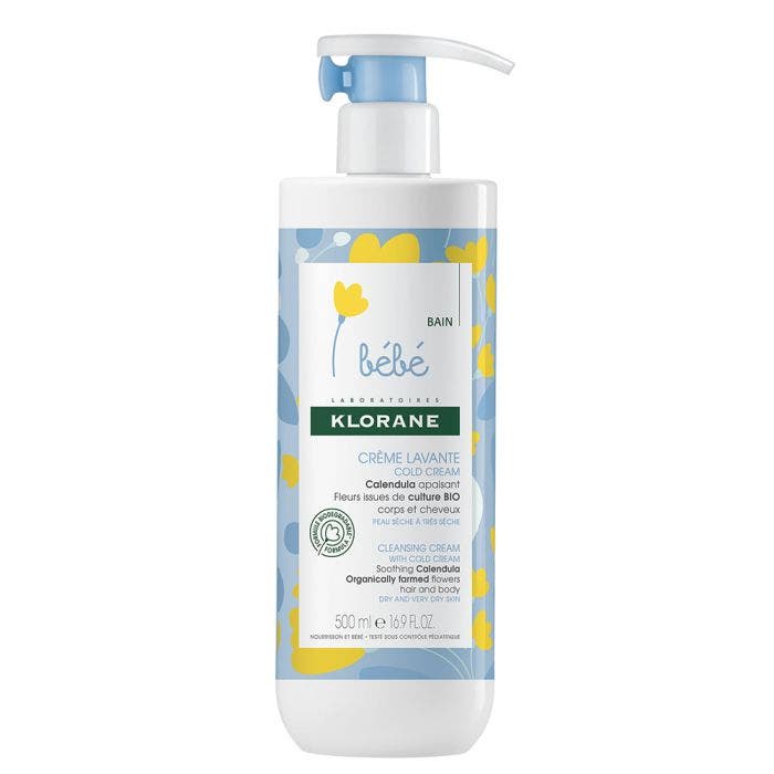 Cold Cream Cleanser 500ml Bébé Klorane