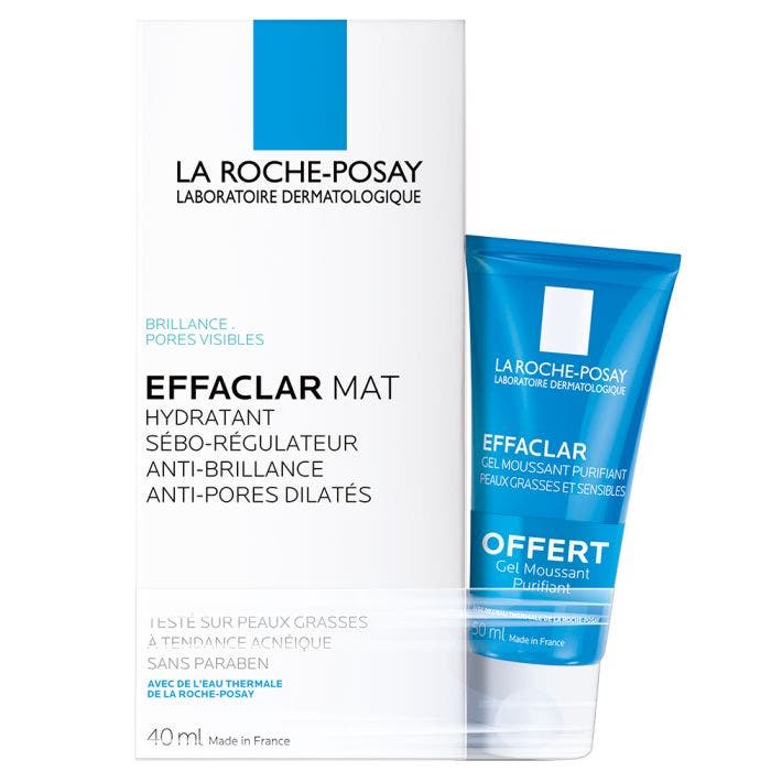 tyfoon puberteit Aggregaat Moisturizer 40ml + Foaming Gel 50ml Effaclar 40ml- La Roche-Posay - Easypara tyfoon puberteit Aggregaat Moisturizer 40ml + Foaming Gel 50ml Effaclar 40ml- La Roche-Posay - Easypara