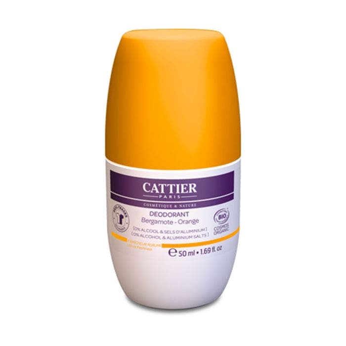 Ledig tapet Lår Roll On Deodorant Citrus Fragrance Bio 50 ml- Cattier - Easypara