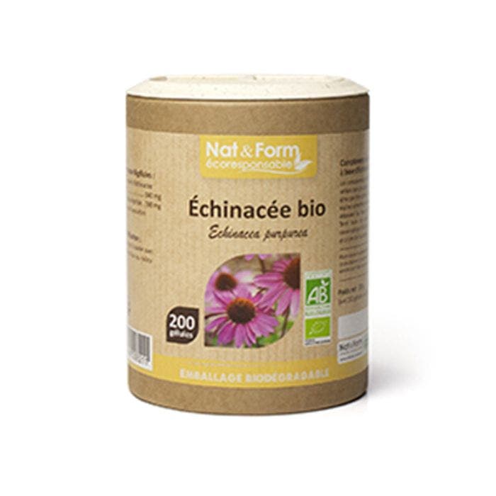 Echinacee Bio 200 Vegetable Gelules Nat&Form Nat&Form