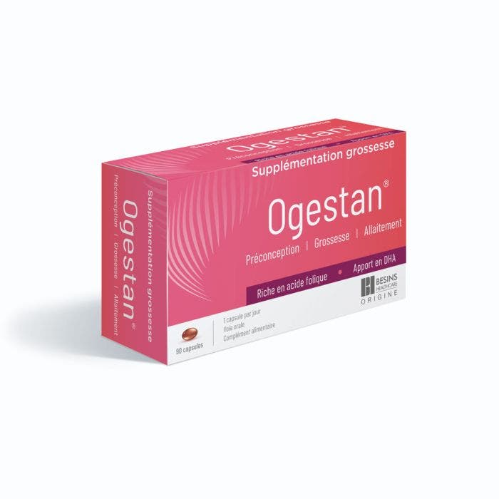 Supplement Grossesse 90 Capsules Ogestan Besins Healthcare