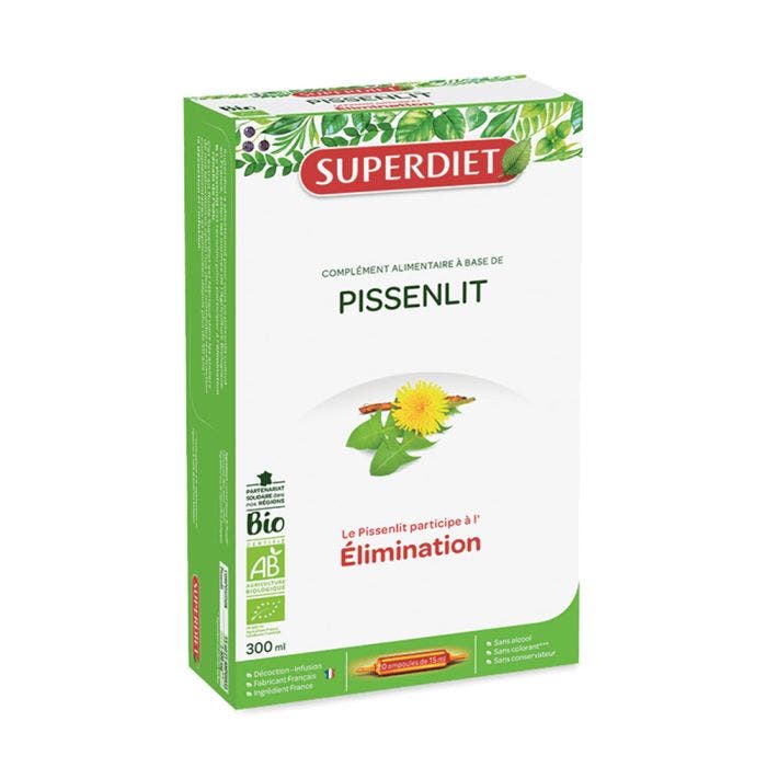 Dandelion - Elimination - 20 Phials 15ml Superdiet