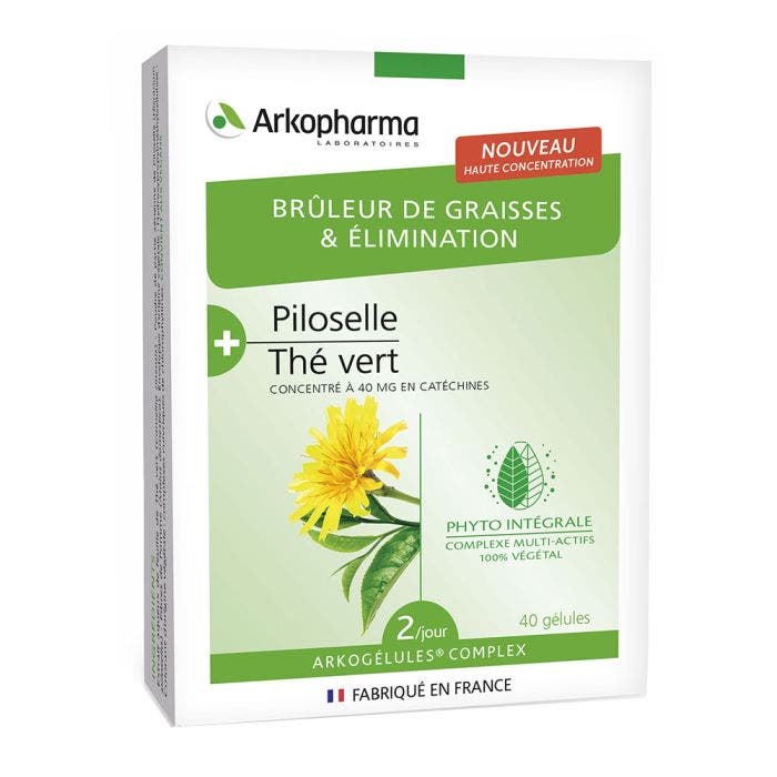Fat burner & drainer 40 capsules Arkogélules Arkopharma