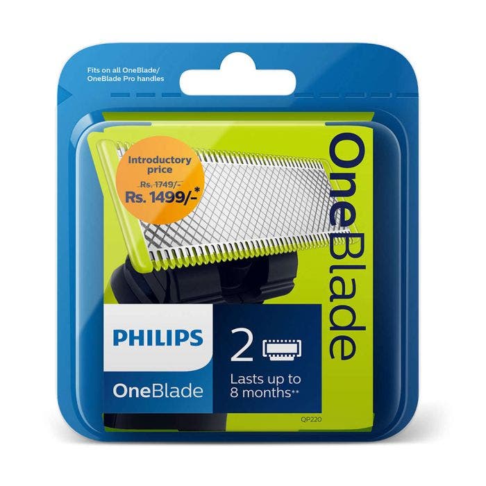 Clan balance Mysterious Philips Oneblade Replacement Blades X2 Qp220/50 Oneblade - Philips -  Easypara
