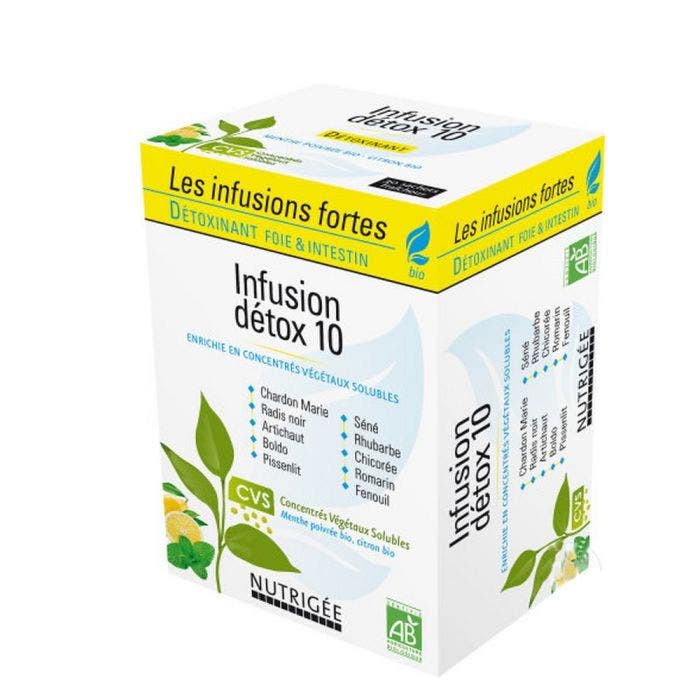 Organic Detox Infusion 30 sachets Nutrigée