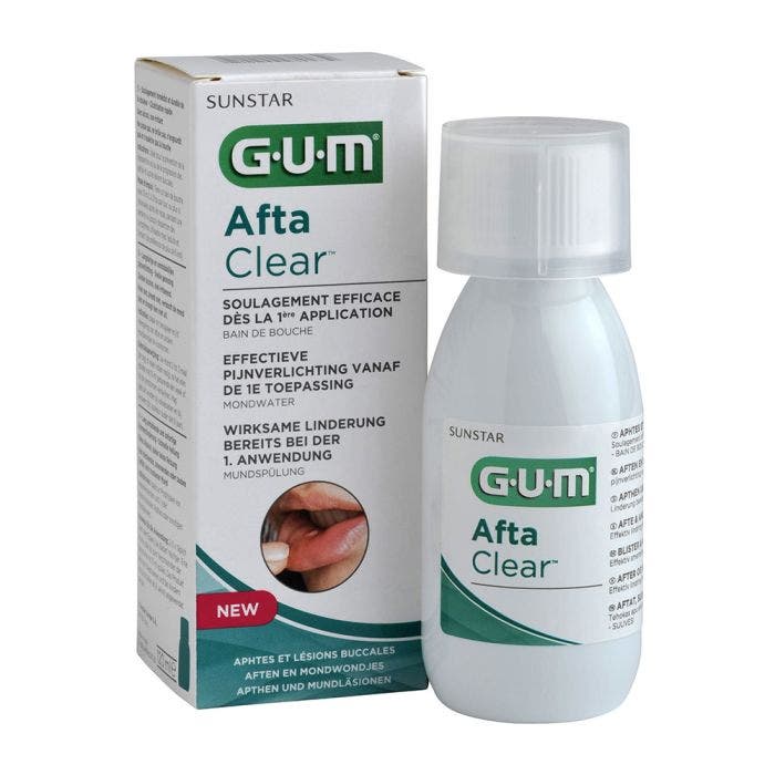 Afta Clear Mouthwash For Mouth Sores AftaClear 120mlAphtes Et Lesions