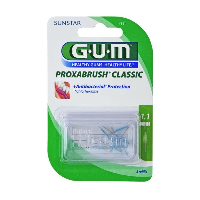 1.1mm interdental brush refills X8 x8 Proxabrush Gum