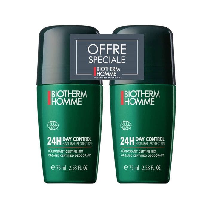 billetpris myg Republikanske parti 72h Deodorant Anti-perspirant Roll-On for Men Day Control 2x75ml- Biotherm  - Easypara