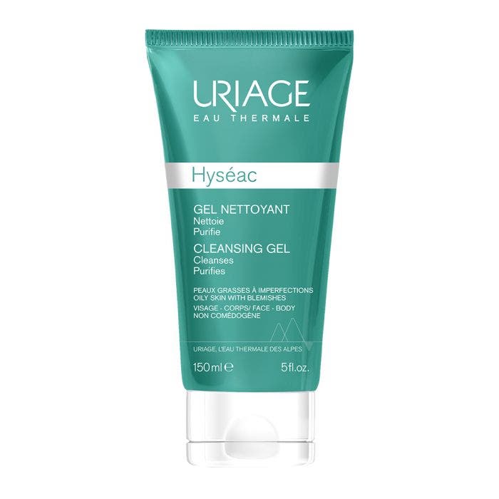 Cleansing Gel Combination To Oily Skins 150ml Hyseac Peaux Grasses à imperfections Uriage