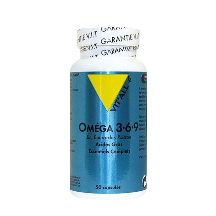 Omegas 3/6/9 50 Capsules Vit'All+