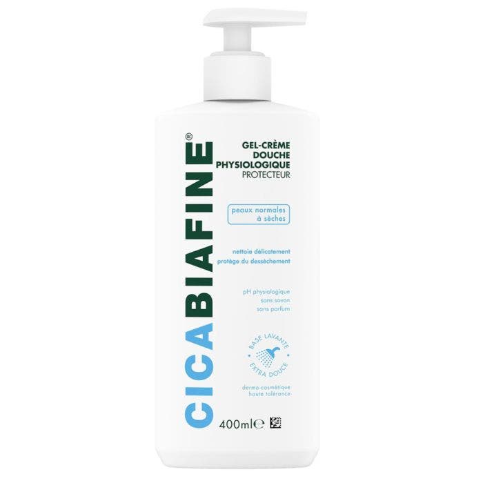 Physiological Shower Gel Protector for Normal to Dry Skin 400ml Cicabiafine Biafine