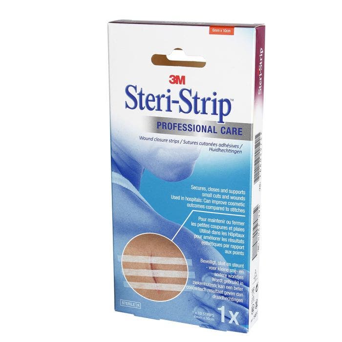 Steri Trip Adhesive Stitches SteriStrip 1x 10 strips 3M Easypara