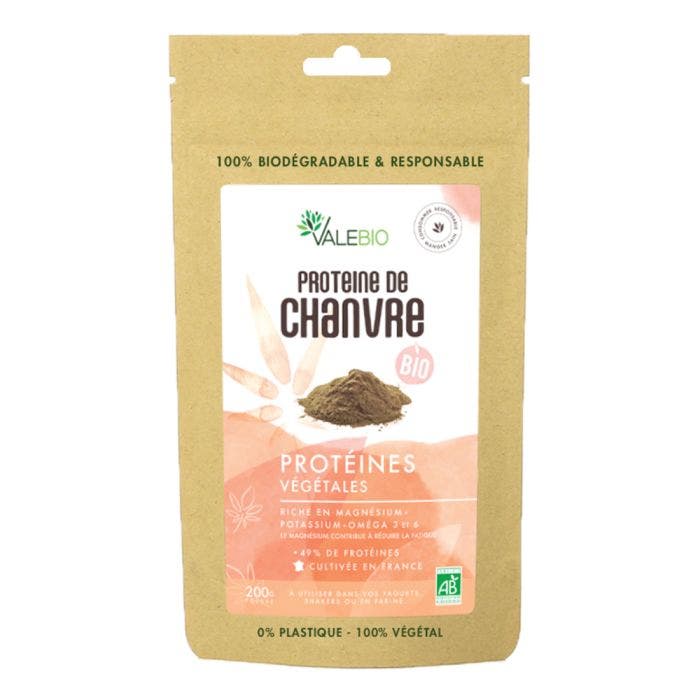 Organic Hemp Proteins 200g Valebio