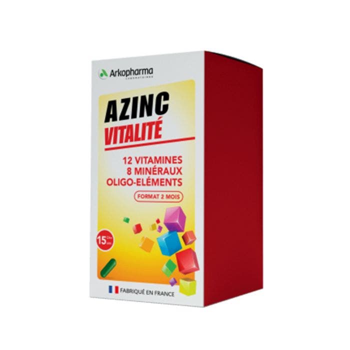 Health And Vitality X 120 Capsules Azinc 120 gélules Azinc Adulte Arkopharma