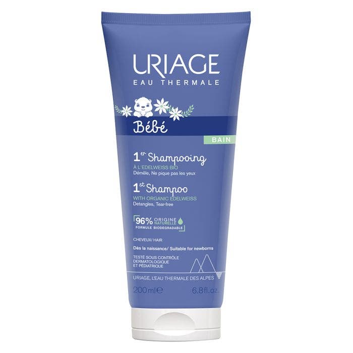 Extra Gentle Shampoo Soap Free Babies And Infants 200 ml Bébé Uriage