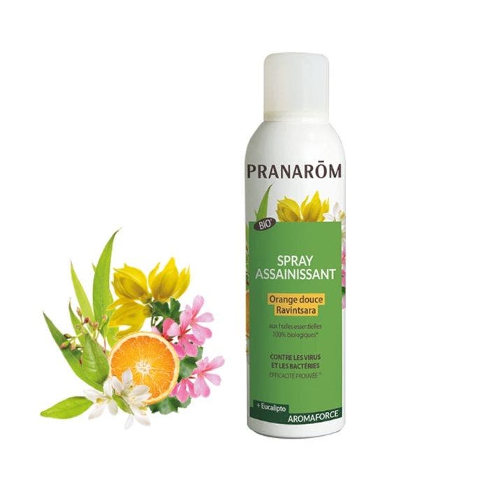 Sanitizing Spray Sweet Orange - Ravintsara 75ml Aromaforce Pranarôm